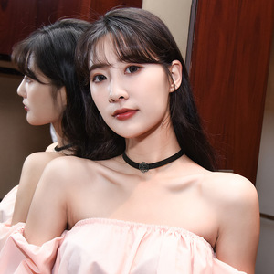สร้อยคอเกาหลีขายส่ง สร้อยคอสีดำเซ็กซี่ สร้อยคอแฟชั่นผู้หญิง สไตล์สตรีทแฟชั่นที่ทันสมัยและเป็นเอกลักษณ์ - Product Image 3