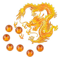 Palanca de Cambios Universal para Modificación de Automóviles, Diseño Dragon Ball de 1-7 Estrellas, Palanca de Cambios Manual