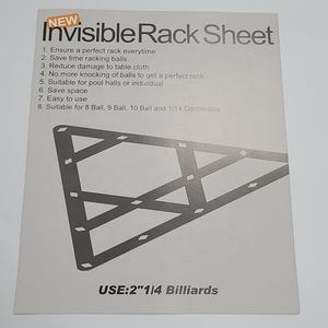 Xmlivet al por mayor billar Magic Ball Rack hoja forma de triángulo para 8 bolas/9 bolas/10 bolas billar tacos accesorios de billar - Product Image 2