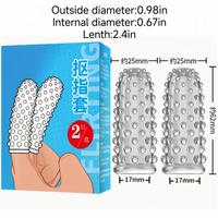 Kit de stimulation sexuelle à doigts, Kit dents de loup en cristal, Jouet sexuel pour adultes, Stimulation douce SM, Masturbation de l'orgasme, Massage corporel