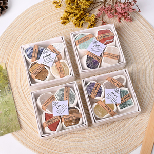 Caja de Regalo de Piedras Naturales Curativas al por Mayor, Doce Signos del Zodíaco, Cristal de Cuarzo DIY para Set de Regalo - Product Image 1