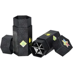 Groothandel Custom Design Kind Slip Hexagon Kartonnen Doos Kind Veilig Verpakking Met Karton Insert