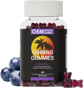 Gomitas Bronceadoras con Protección Natural para la Piel, con Zinc y Potenciador de Energía para Adultos - 60 Unidades (OEM/ODM) - Product Image 1