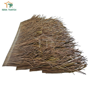 Tuiles de toit en chaume synthétique en plastique Alang Alang bon marché, matériaux de toiture en chaume artificiel - Product Image 1