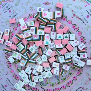 Juego de Mahjong Acrílico Americano de Lujo, Colorido, para Entretenimiento, Ecológico, para 4 Jugadores, Diseño Portátil, Venta al Por Mayor - Product Image 5