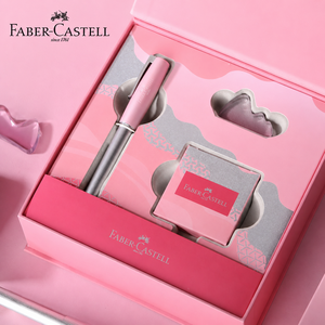 <span class=keywords><strong>Faber</strong></span>-<span class=keywords><strong>Castell</strong></span> [Cadeau pour la Saint-Valentin] Stylo plume rose « Ru'en » (pointe dorée) et coffret cadeau d'<span class=keywords><strong>encre</strong></span> rose - Product Image 6