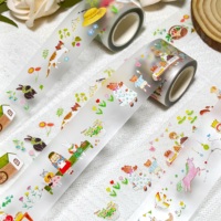 Rubans Washi Décoratifs Animaux Mignons Personnalisés Transparents Mats pour Journalisation – Fabricant d'Articles d'Impression