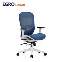 EGROspace Support lombaire Meilleur bureau de Chine Chaise de bureau pivotante pour ordinateur de direction à dossier moyen