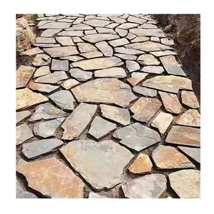 High Quality Natural Slate Stone Custom Size Limestone Marble Exterior Wall Cladding Tiles Classical Outdoor Villa Facade