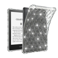 Kompatibel untuk Kindle 2024 E-book Reader Generasi ke-12 Kpw6 Penutup Pelindung Transparan Anti Guncangan Empat Sudut dengan Airbag