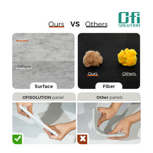 วัสดุลดเสียงรบกวน แผ่นอะคูสติก PET ธรรมดา แผ่นผนังอะคูสติก แผ่นฝ้าอะคูสติก โซลูชั่นกันเสียง - Product Image 4