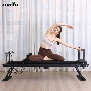 Appareil de Pilates compact, équipement d'entraînement, Reformer de Pilates pliable, lit de yoga pour entraînement du tronc, pour la maison et le studio - Product Image 1