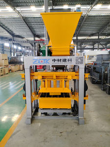 Macchina Semi-Automatica Portatile per la Produzione di Mattoni, Macchinario per Blocchi di Cemento Solidi e Forati - Product Image 5