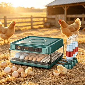 Incubateur d'œufs automatique portable, capacité de 12 œufs, machine à couver la volaille avec retournement automatique pour usage domestique - Product Image 1