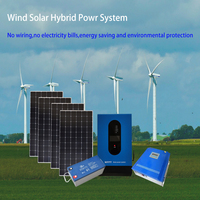 Vente en gros, nouveau système de production d'énergie solaire, 3kw, 5kw, 10kw, éolienne