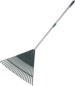 Wholesale High Quality High Standard Low Price Garden Grass Rake Leaf Adjustable Garden Lawn Rake