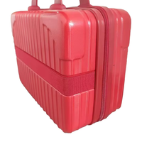 Valise à maquillage portable à coque rigide, petite trousse de maquillage légère et sac de beauté, mini valise de voyage multifonctionnelle pour femmes
