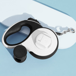 Correa Retráctil Automática para Perros, Material ABS Verde y Blanco, Forma Redonda, para Animales Pequeños, Cinturón de Tracción A10 - Product Image 5