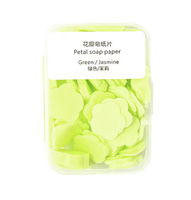 Feuilles de savon portables pour voyage, savon transparent jetable, mini savon en papier