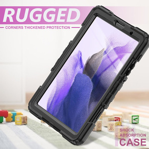Correa de hombro y soporte giratorio 360 °, funda protectora de pantalla para <span class=keywords><strong>Samsung</strong></span> <span class=keywords><strong>Galaxy</strong></span> <span class=keywords><strong>Tab</strong></span> <span class=keywords><strong>A7</strong></span> <span class=keywords><strong>lite</strong></span>, 8,7 pulgadas, <span class=keywords><strong>T220</strong></span> T225 universal - Product Image 4