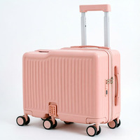 Lichtgewicht rolkoffer mini hardcase handbagage met wielen