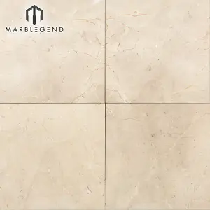 Ubin Lantai Marmer Pabrik Tiongkok Kualitas Premium 60X60 Harga Marmer Crema Marfil Spanyol