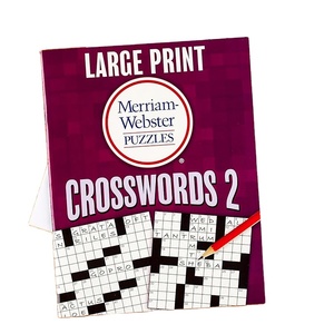 Livre d'activité personnalisé de mots croisés pour enfants en anglais pour adultes avec reliure parfaite et papier offset - Product Image 1