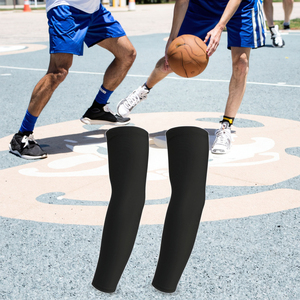 Manchon de <span class=keywords><strong>bras</strong></span> de sport élastique avec logo personnalisé coudière de protection solaire pour le basket-ball et le football pour la saison de printemps - Product Image 1