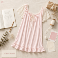 Robe de nuit en coton délavé, coupe ample et minimaliste, grande taille, nouvelle collection 2026, idéale pour les séjours en hôtels de luxe et le repos.