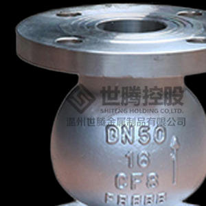 Vanne de retenue à levier en acier inoxydable HC41X-16C DN100 pour milieux acides et huileux, structure à bille pour l'industrie chimique - Product Image 1