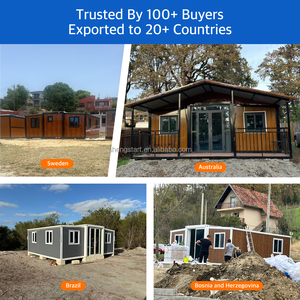 Villa/appartement préfabriqué pliable de 20/40 pieds avec toit en pente, idéal pour <span class=keywords><strong>les</strong></span> maisons d'hôtes ou <span class=keywords><strong>les</strong></span> <span class=keywords><strong>Airbnb</strong></span> dans <span class=keywords><strong>les</strong></span> jardins. - Product Image 5