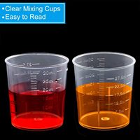 Vasos Graduados de Plástico PP de 5ml, 10ml, 15ml, 20ml, 25ml, 30ml, 250ml, 480ml, Transparentes con Escala para Uso Médico, Certificación ISO, Logotipo Personalizado