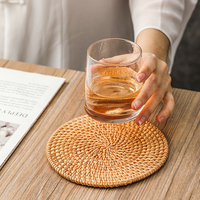 Nouvelle Nappe de Table et Set de Table Wintop OEM P15 Style Luxueux, Tressé à la Main en Jacinthe d'Eau, Écologique, Minimaliste, Nouveau Style