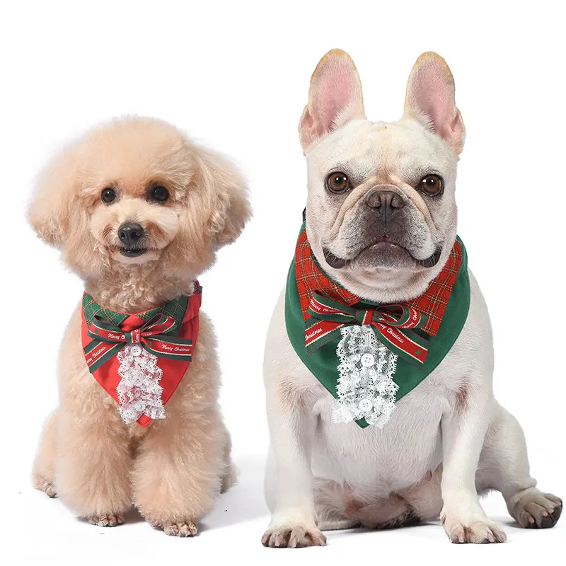 الكلب وشاح مصمم شخصية طوق الكلب قابل للتعديل باندانا عيد الميلاد الفاخرة مخصص طوق بكلاب