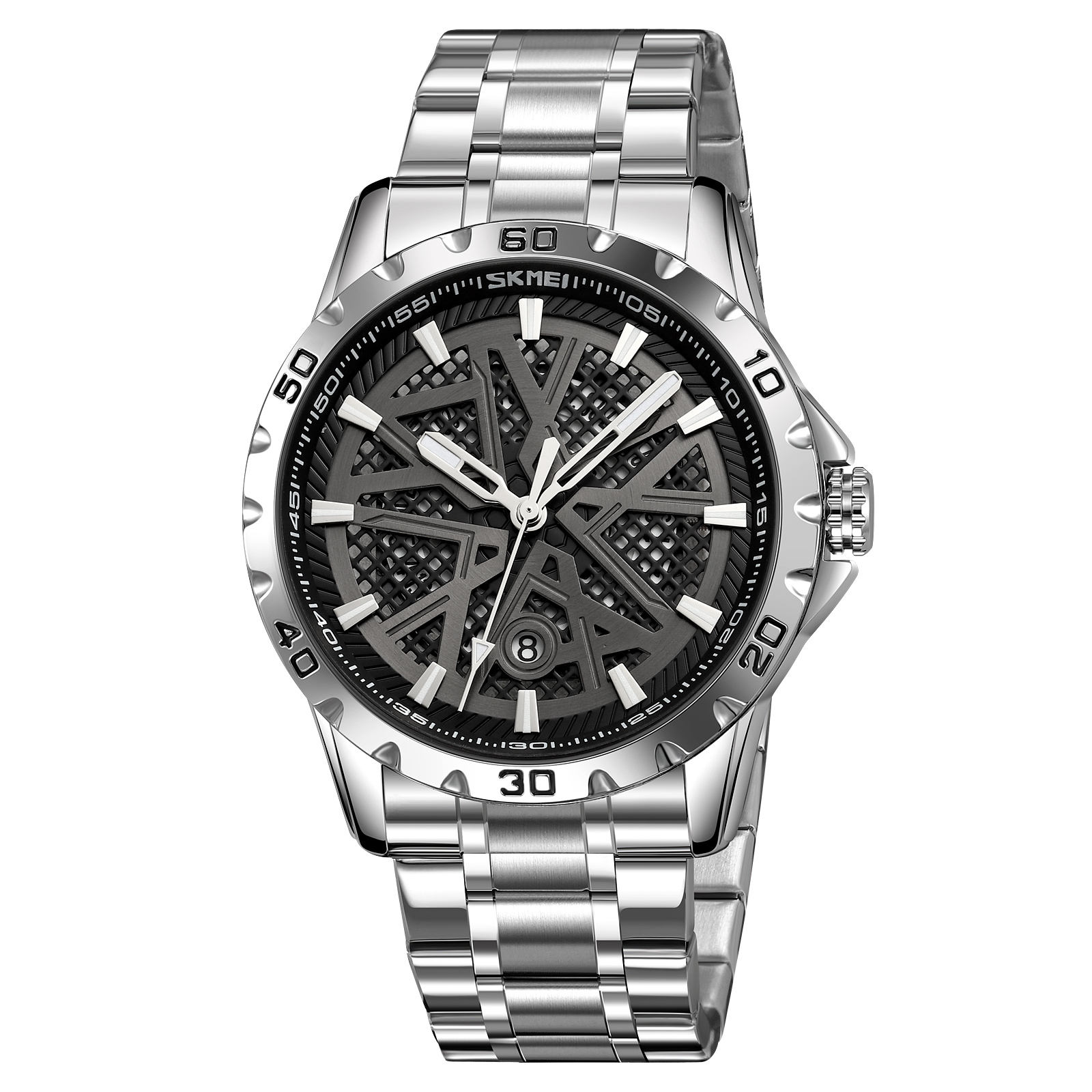 สีเงิน/สีดำ