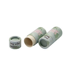 Tube de <span class=keywords><strong>baume</strong></span> à lèvres biodégradable en carton, écologique, avec logo personnalisé, imprimé numériquement, matériaux recyclés, revêtement UV, parfum - Product Image 3