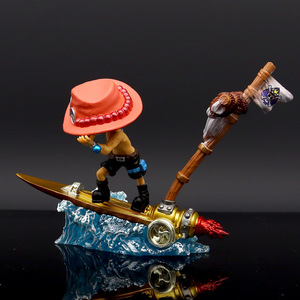 Alta calidad Japón <span class=keywords><strong>Manga</strong></span> PVC modelo juguete japonés Anime figura una pieza mano-fuego <span class=keywords><strong>barco</strong></span> Ace figuras de acción - Product Image 4