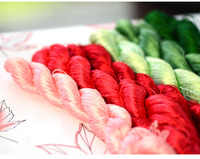 Fil de broderie en soie naturelle véritable, ligne pour broderie à réaliser soi-même, 1000 disponible en grandes branches, mulberry, 100% mètres