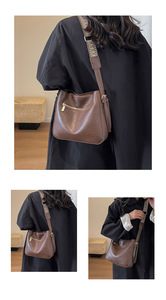 Bolsos de cubo de PU para todos los días, correa de <span class=keywords><strong>guitarra</strong></span>, bolso de hombro, bolso cruzado cuadrado para mujer - Product Image 3