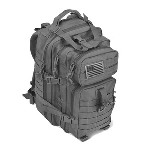 Sac à dos tactique en nylon imperméable personnalisé pour la vente en gros, nouveau modèle, 25L-35L, avec cadre externe et porte-bouteille latéral - Product Image 1