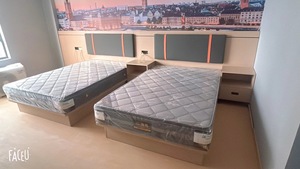 Modern Apartment <b>Hotel</b> Furnishing King Bed with Wood Frame <b>Bedroom</b> Furniture <b>Hotel</b> Furniture <b>Set</b> - Product Image 4