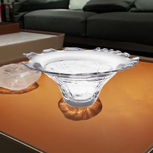 <span class=keywords><strong>Fruttiera</strong></span> in Vetro Multistrato Stile Europeo, Vassoio Decorativo di Alta Moda, Centrotavola Trasparente <span class=keywords><strong>a</strong></span> Più Livelli per Matrimoni - Product Image 6