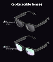 Nouvelles lunettes intelligentes espionnes 8MP avec IA, simili Quark Meta Rayban, anti-lumière bleue, audio et traduction IA 1080p
