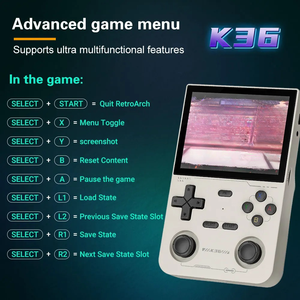 Kinhank K36 3.5 Inch IPS Màn Hình Cầm Tay Video Chơi <span class=keywords><strong>Game</strong></span> Giao Diện Điều Khiển Retro Trò Chơi Máy Nghe Nhạc P <span class=keywords><strong>Sp</strong></span>/Mame/N64/SS/D C Giả Lập Không Dây Giao Diện Điều Khiển - Product Image 5