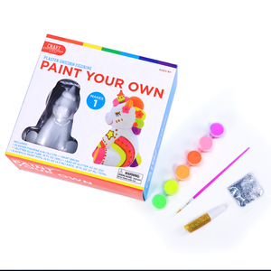 Kit <span class=keywords><strong>de</strong></span> <span class=keywords><strong>peinture</strong></span> personnalisé pour assiettes en porcelaine, comprenant 1 figurine en porcelaine, 6 peintures, pinceaux, kit <span class=keywords><strong>de</strong></span> <span class=keywords><strong>peinture</strong></span> céramique - Product Image 1