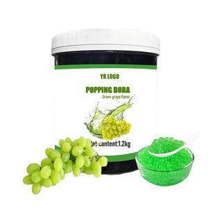 Gelée de boba à la grappe verte, sucre, 1,2 kg, vente en gros, garniture pour bubble tea, ingrédients de qualité supérieure pour boissons, prix d'usine - Product Image 3