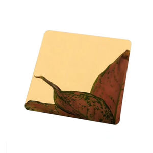 골드 컬러 304 316 316L 미러 헤어라인 브론즈 브러시드 마감 스테인리스 스틸 시트 - Product Image 2