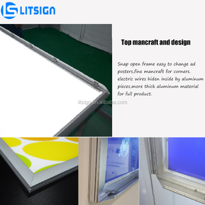 Letrero <span class=keywords><strong>Duratrans</strong></span> Rectangular Delgado de Aluminio, Marco para Fotos, Tablero de Menú Publicitario, Letrero con Caja de Luz LED para Uso en Interiores - Product Image 6