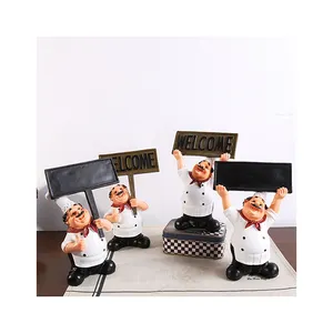 Nordic style cafe decoration character western restaurant decor chef blackboard welcome plate menu fashion creative decoration