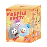 Vente en gros : Pendentif boîte mystère en peluche série bonbons colorés Famille Mickey, figurines miniatures mignonnes style anime, ornement cadeau